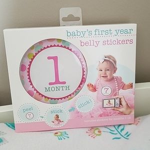 Monthly stickers for baby's first year